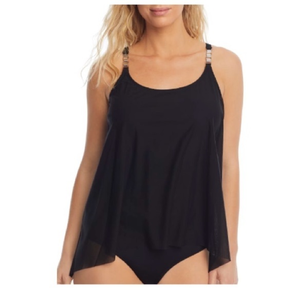 COCO REEF Current Mesh-Layer Bra-Sized Tankini Top, swimwear, swimsuit - Picture 5 of 10